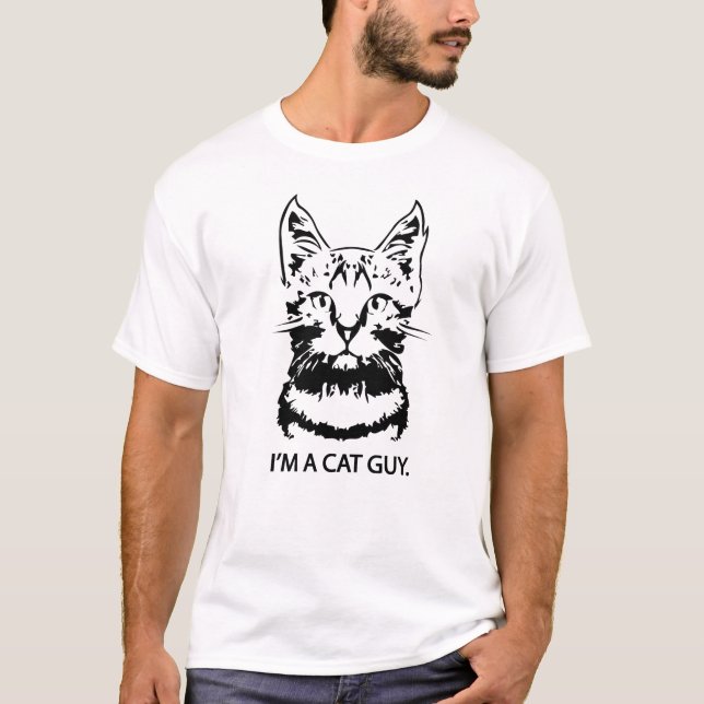 Jag är en kattkille t shirt (Framsida)