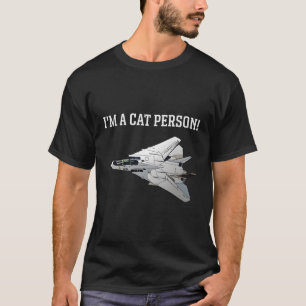 Jag är en kattperson F-14 Tomcat T Shirt