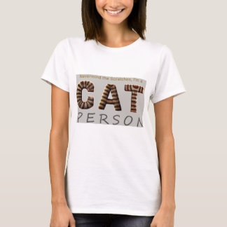 Jag är en kattperson. t shirt