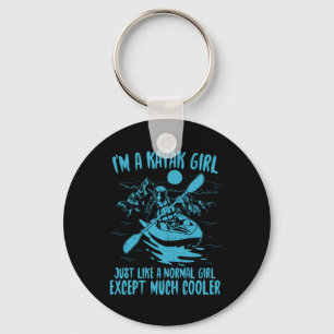 Jag är en Kayak Girl Nyckelring
