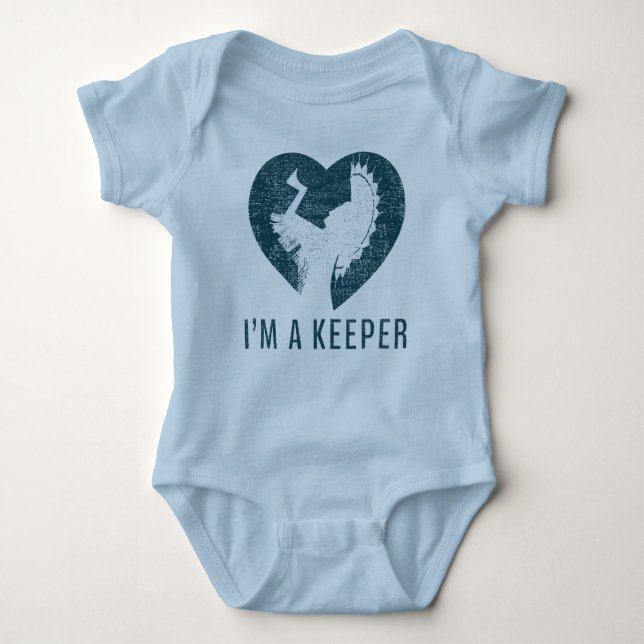 Jag är en Keeper Baby Bodykostym T Shirt (Framsida)