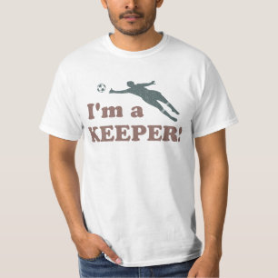 Jag är en Keeper Soccer Goalie Tee Shirt
