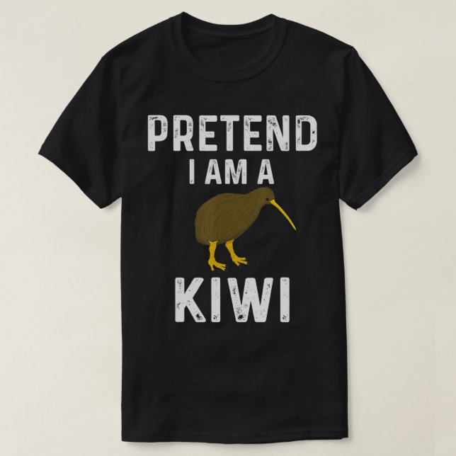 Jag är en kiwi Bird Costume Funny Kiwis ecchi T Shirt (Design framsida)