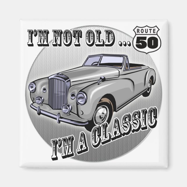 Jag är en klassisk 50-dagars gåvor magnet (Framsidan)