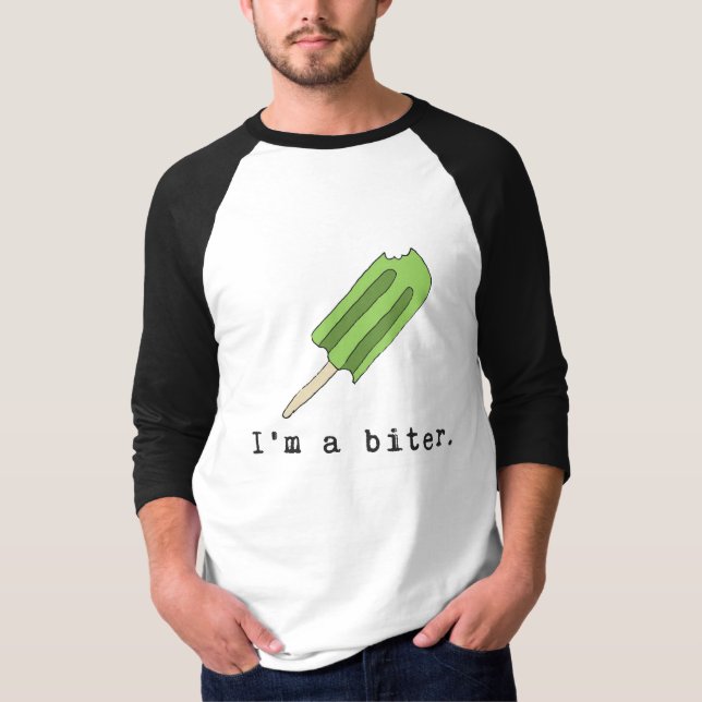 Jag är en knipp med Lime Popsicle Tee (Framsida)