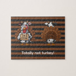 Jag är en ko-kalkon | Rolig Thanksgiving-dräkt Pussel
