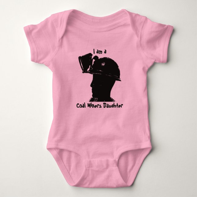 Jag är en kolgruvarbetare som dockar på spädbarn tee (Framsida)