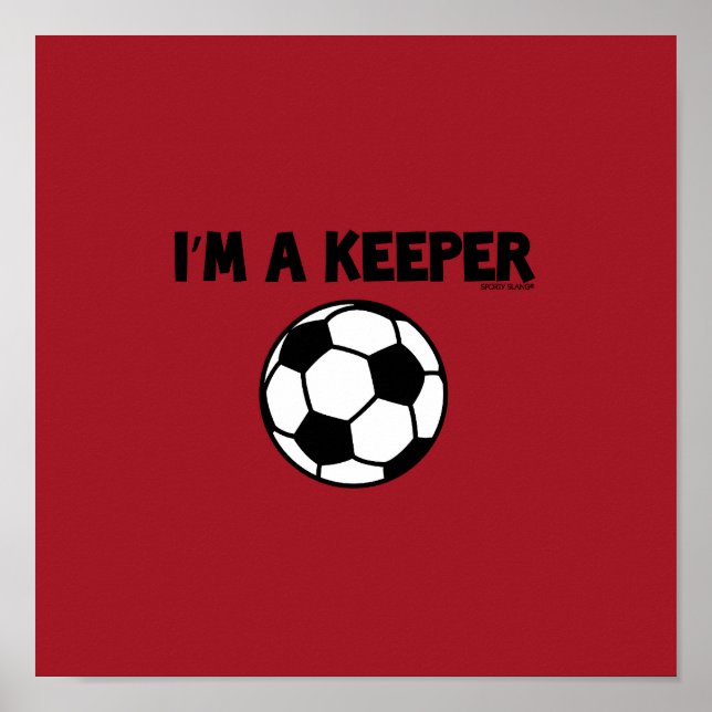 JAG ÄR EN KÖPER - SPORTSLANG - SOCCER POSTER (Framsidan)