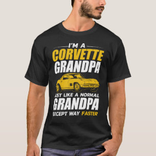 Jag är en korvette morfar precis som en vanlig mor t shirt