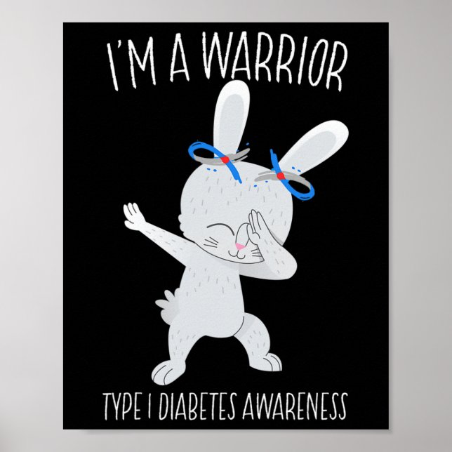 Jag är en krigsförbrytare av typ 1-diabetes. poster (Framsidan)