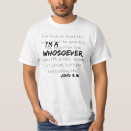 Jag är en kristen citat tee shirt