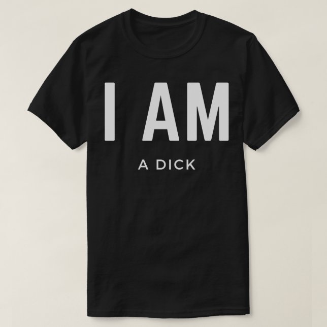 Jag är en kuk t shirt (Design framsida)