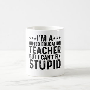 Jag är en lärarlärare, men jag kan inte fixa det kaffemugg