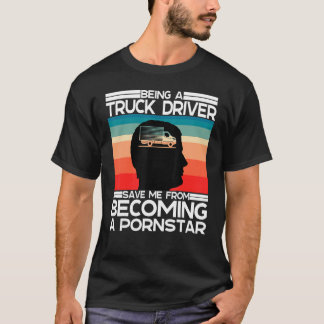 Jag är en lastbilschaufför och en Sarkastic Lastbi T Shirt