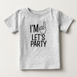 Jag är en Låt oss Party lustig pojke-skjorta Tee