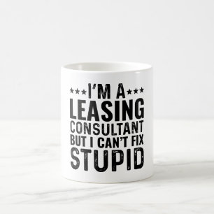 JAG ÄR EN LEASINGKONSULTANT Men Jag Kan Inte Fixa Kaffemugg