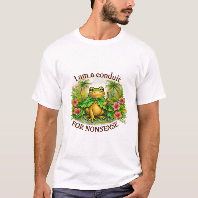 Jag är en ledare för nonsens t shirt (Framsida)