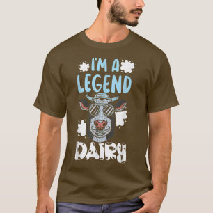Jag är en legend mjölkko Whisperer Cow-odling Mjöl T Shirt