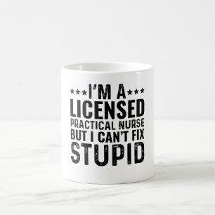 JAG ÄR En legitimerad praktisk sjuksköterska men j Kaffemugg