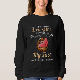 Jag är en Leo Girl Leopard Astrology Zodiac Sign W T Shirt