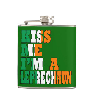 Jag är en leprechaun. fickplunta
