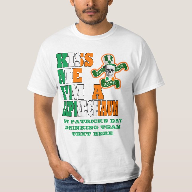 Jag är en Leprechaun Tee (Framsida)