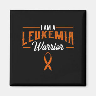 Jag är en Leukemi Warrior Blood Cancer Awareness O Magnet