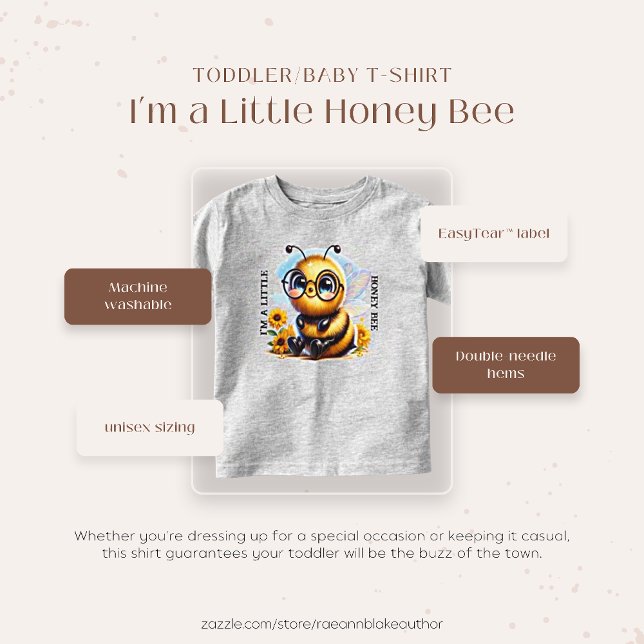 Jag är en lillhonungsbi Småbarn/Baby T-Shirt (Skapare uppladdad)