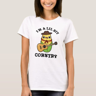 Jag är en liten bit korntry-funny Land Maj Pun T Shirt