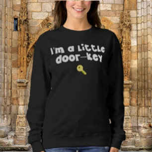 Jag är en liten dörr - Nyckel (Dorky) - Lustigt Pu T Shirt