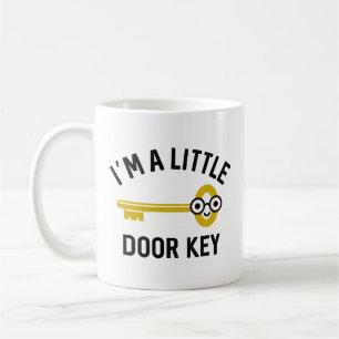 Jag är en liten dörr Nyckel Kaffemugg