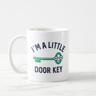 Jag är en liten dörr Nyckel Kaffemugg