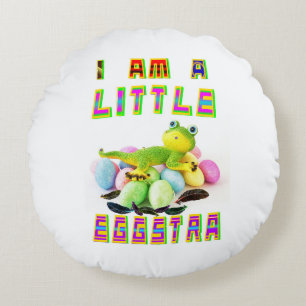 Jag är en liten Eggstra Rund Kudde