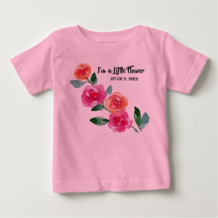 Jag är en liten Flower St. Therese Ro T Shirt