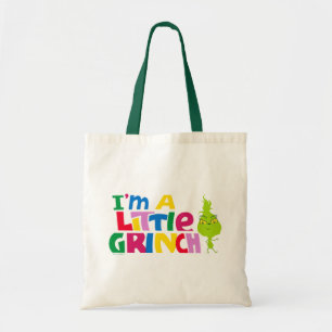 Jag är en liten Grinch Färgrik Grafik Tygkasse