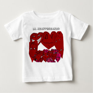JAG ÄR EN LITEN HEARTBREAKER baby-skjorta T Shirt
