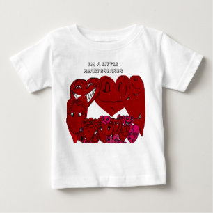 JAG ÄR EN LITEN HEARTBREAKER baby-skjorta T Shirt