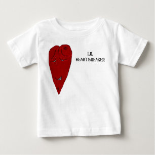 JAG ÄR EN LITEN HEARTBREAKER baby-skjorta T Shirt