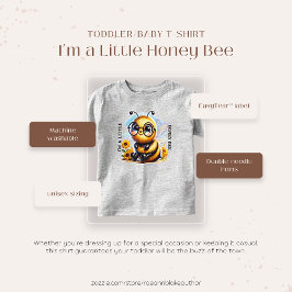 Jag är en liten honungsbi barn/toddler t-shirt
