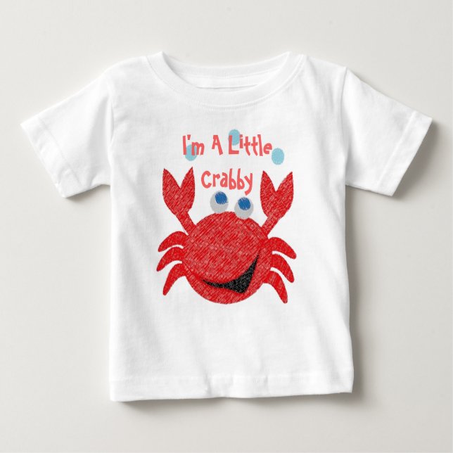 Jag är en liten krabby t shirt (Framsida)