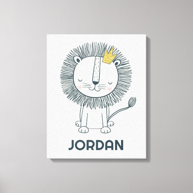 Jag är en liten Kung Canvastryck (Framsida)