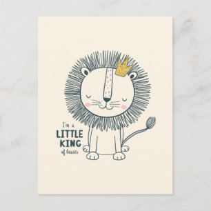 Jag är en liten Kung Vykort