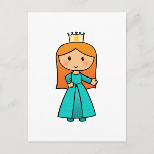 Jag är en liten prinsessa vykort