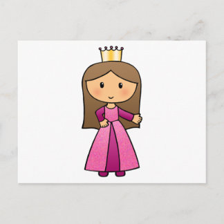 Jag är en liten prinsessa vykort