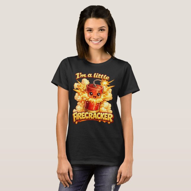 Jag är en liten smällare t shirt (Hel framsida)