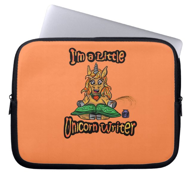 Jag är en liten Unicorn Writer - Journal Sleeve (Framsidan)