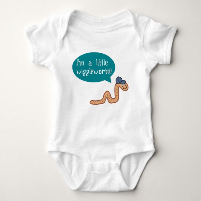 Jag är en liten Wiggle Mask Baby Shirt Tee (Framsida)