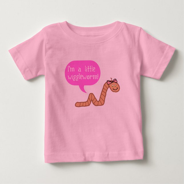Jag är en liten Wiggle Mask Baby T-Shirt (Framsida)