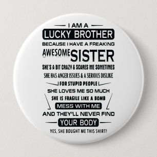 Jag är en lucky Brother-julgåva till broder Knapp