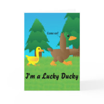 Jag är en Lucky Ducky som har en Pappa som du